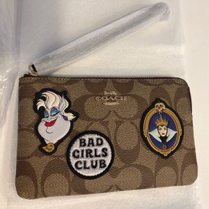 Coach Wristlet Disney Villains “Bad Girls Club”
